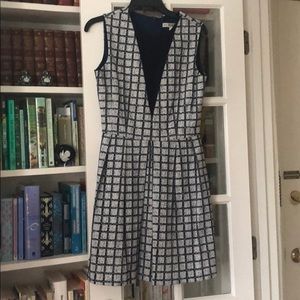 Of Mercer Navy Work Dress